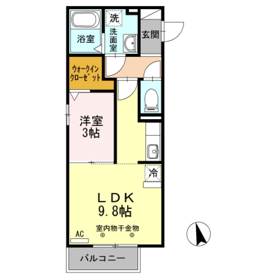 ちょっと良くて、ちょうどいい感じの間取り図