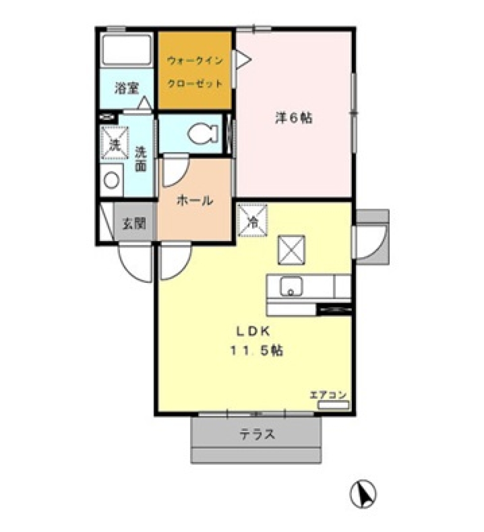 1階の特権を享受すべしの間取り図