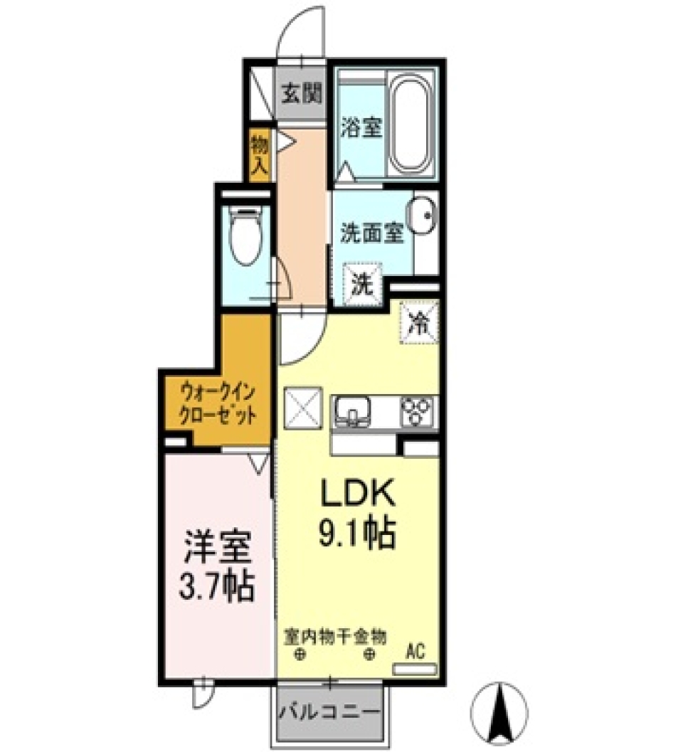 設備＆セキュリティーで安心LIFEを。の間取り図
