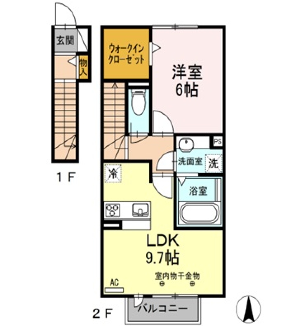 充実した設備＆セキュリティーの間取り図