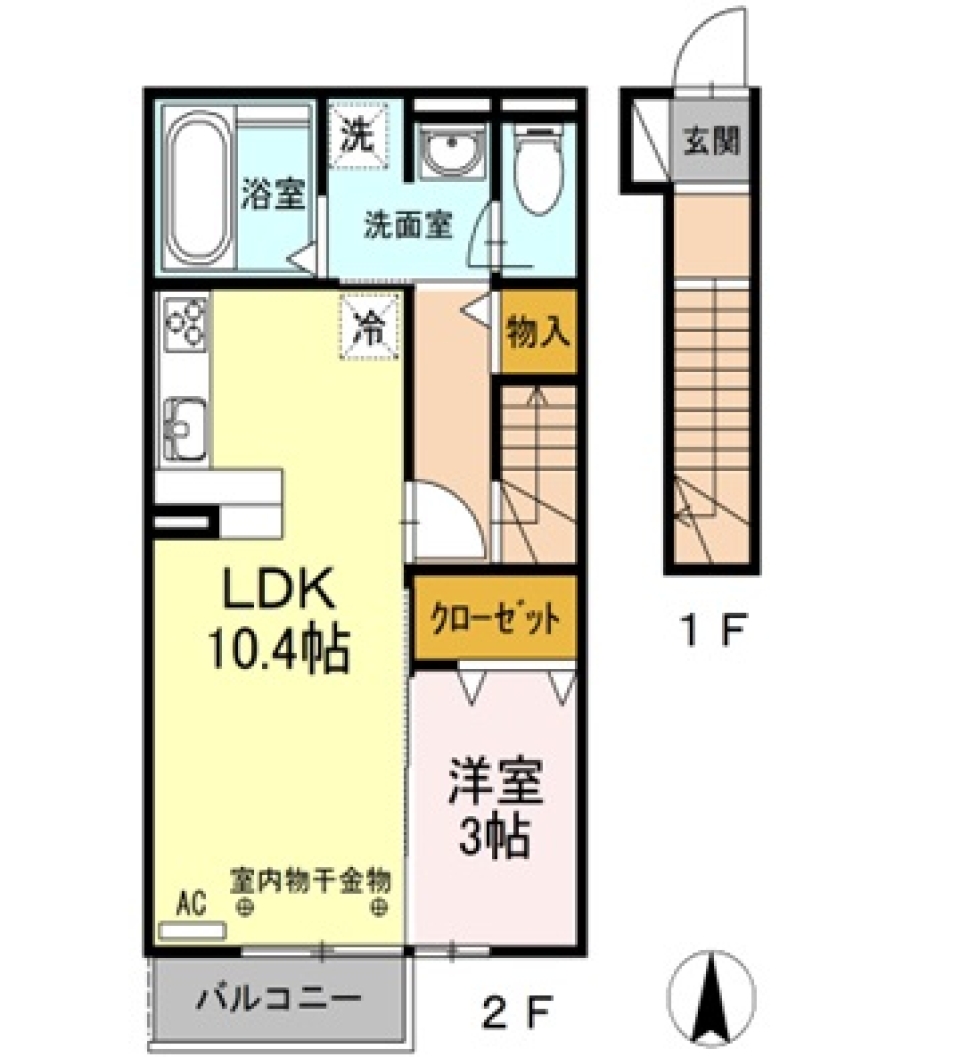 防犯は万全でＡＬＳＯＫ！の間取り図