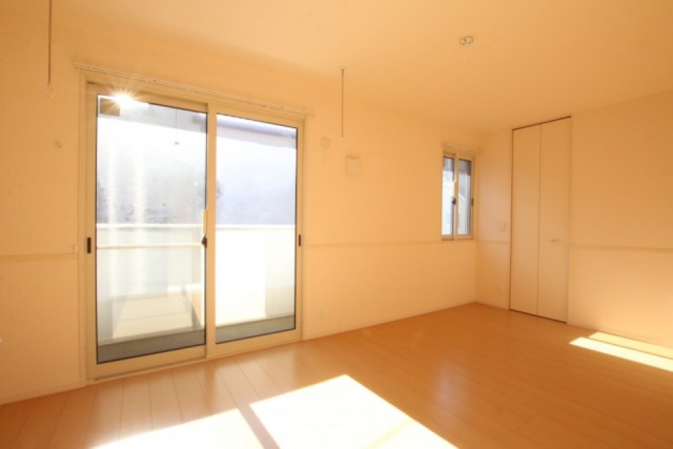 2階に行きます。洋室3部屋の間取り。