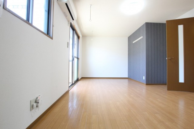 室内物干し用設備も完備。