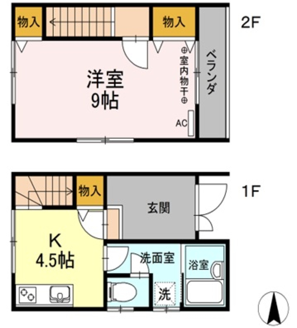 これが僕の整備場。の間取り図