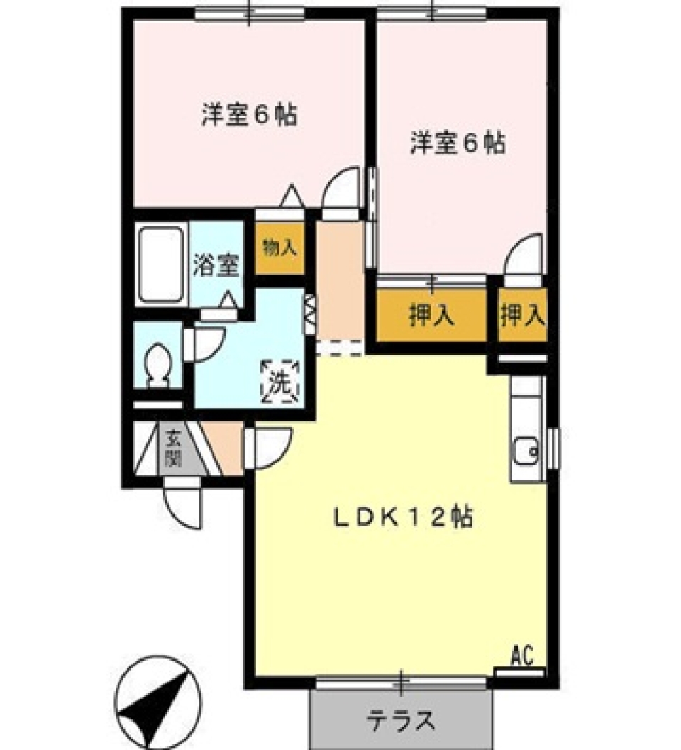 最初に開けたのは。の間取り図