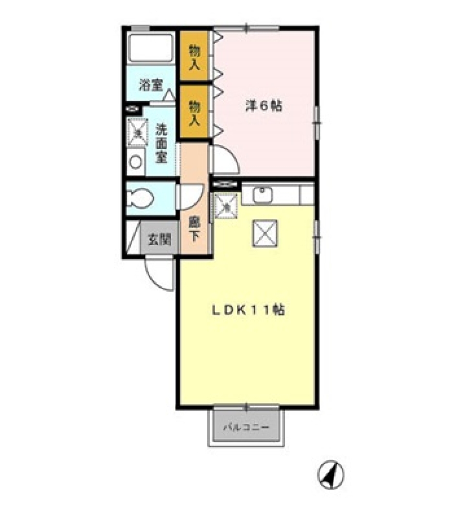 心の声に聞いてみる。の間取り図