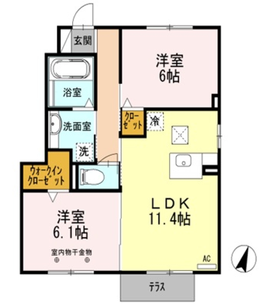【キャンペーン賃料】掘り出し物とはまさにこのこと。の間取り図