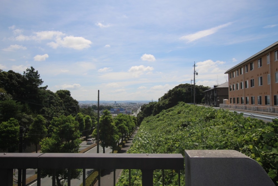 眺める街の景色が素敵。