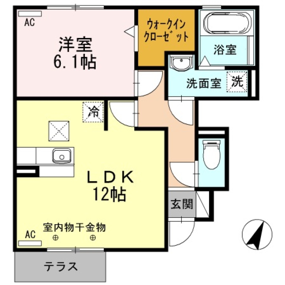 ちょうどいい暮らしの間取り図
