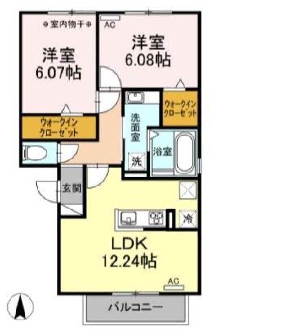 安心安心。の間取り図