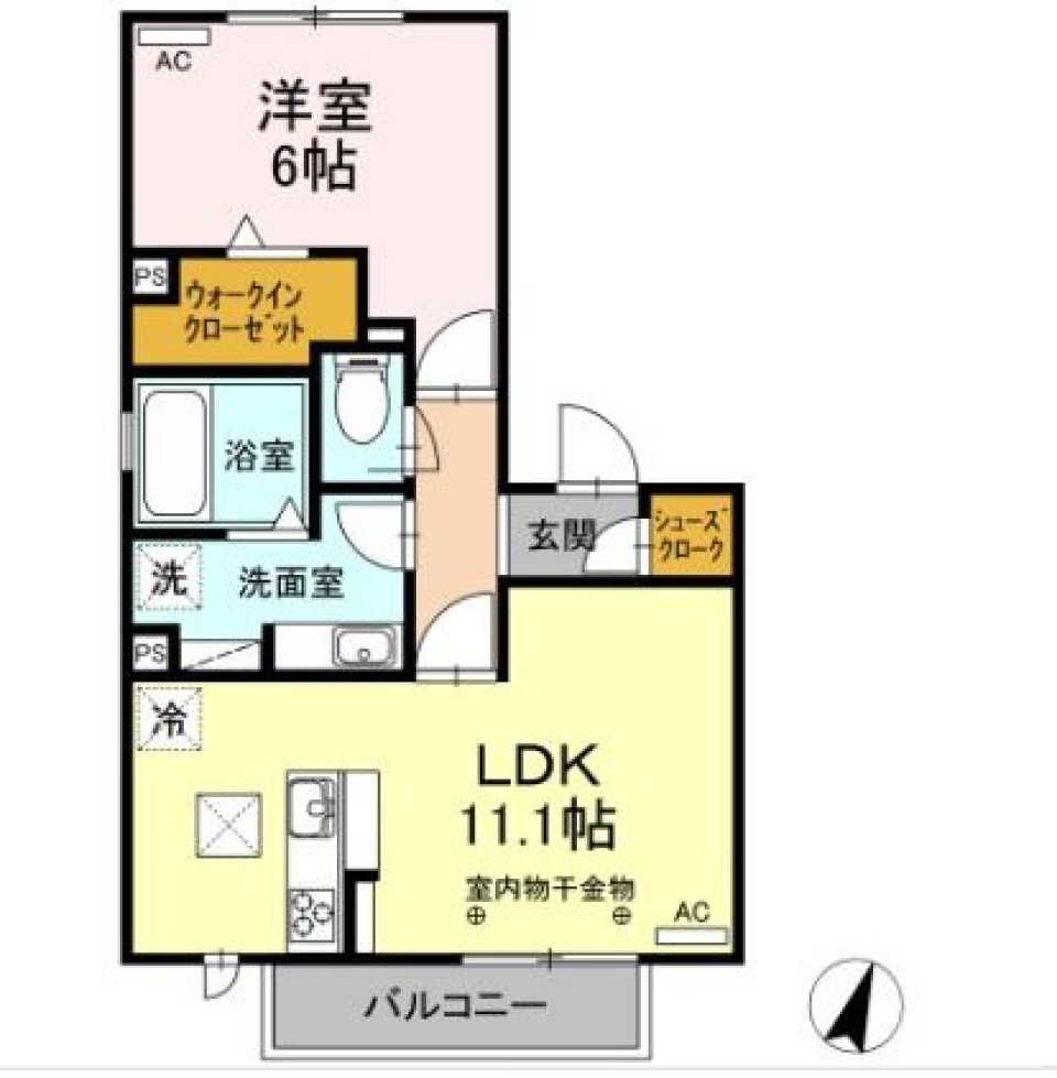守られる、だから楽しく暮らせるの間取り図