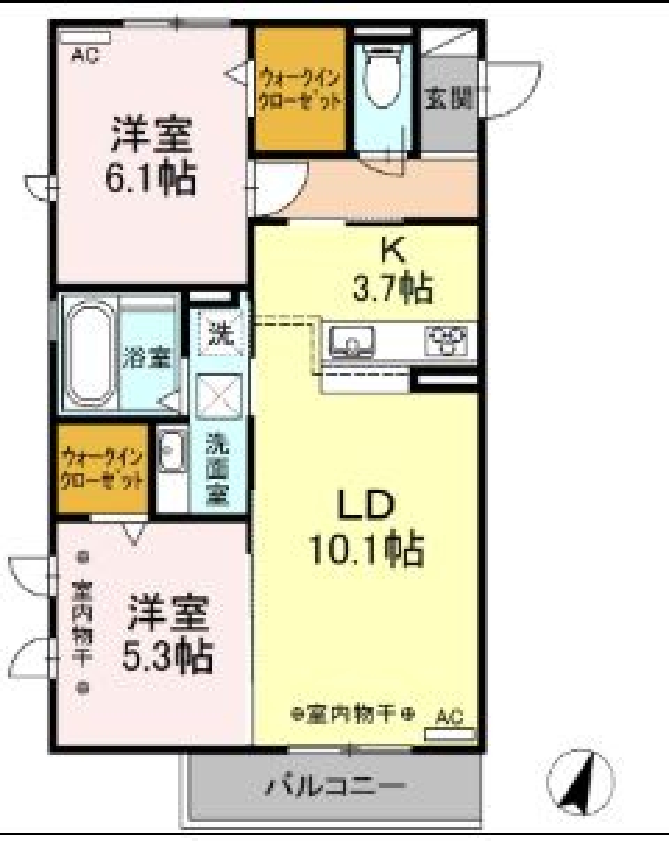 安心セキュリティの間取り図