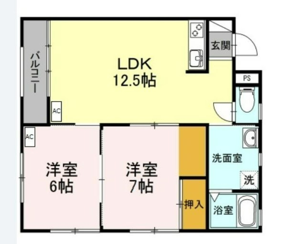 シンプル好きのあなたへ！の間取り図