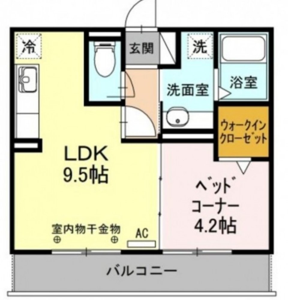 こじんまり、でもラグジュアリー。の間取り図