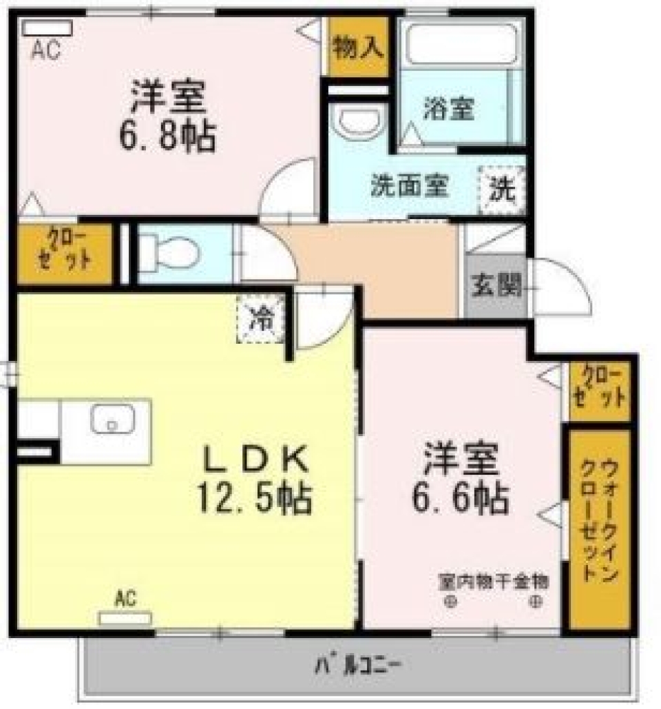 ワンワンダフル！の間取り図