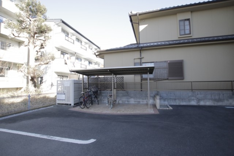 駐輪場もあります