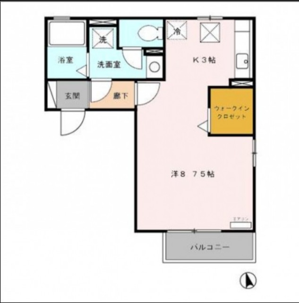 川辺の風と共に暮らすの間取り図