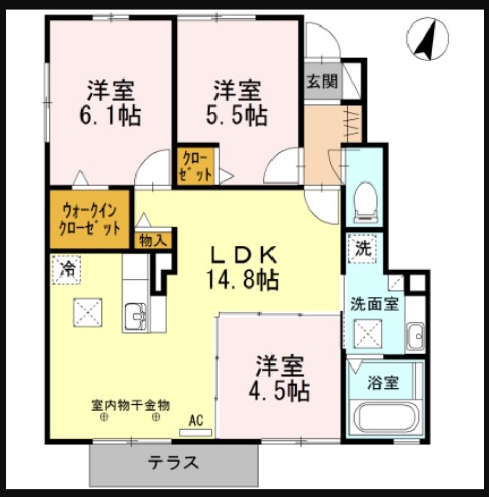 自然と暮らす街。の間取り図