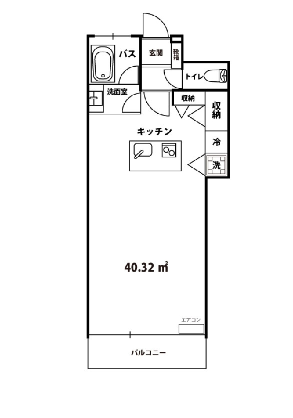 白いキャンバスの間取り図