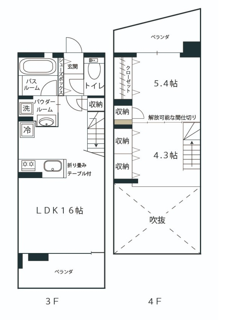 デザイナーズの極みの間取り図