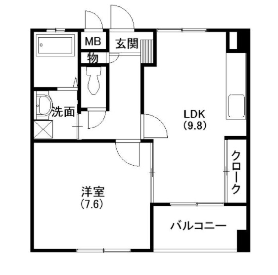 駅チカッの間取り図
