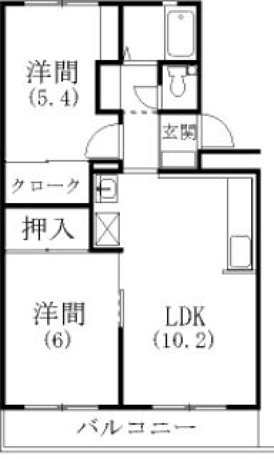 洗面台の大冒険の間取り図