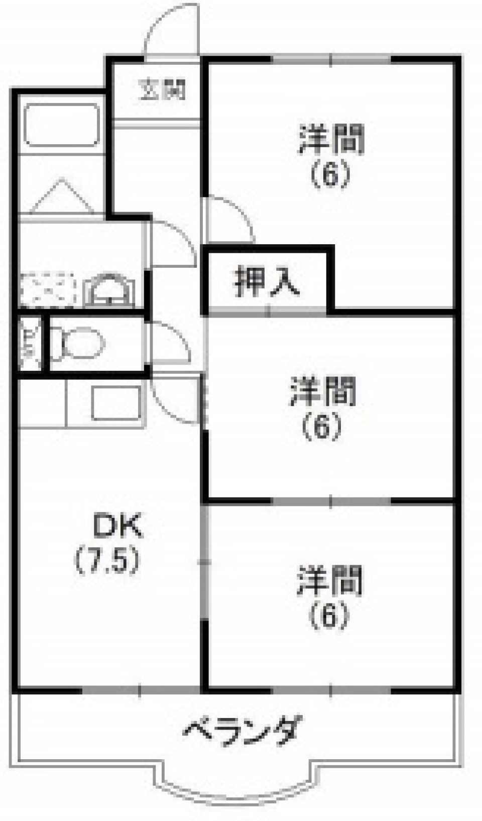 懐かしの間取り123の間取り図