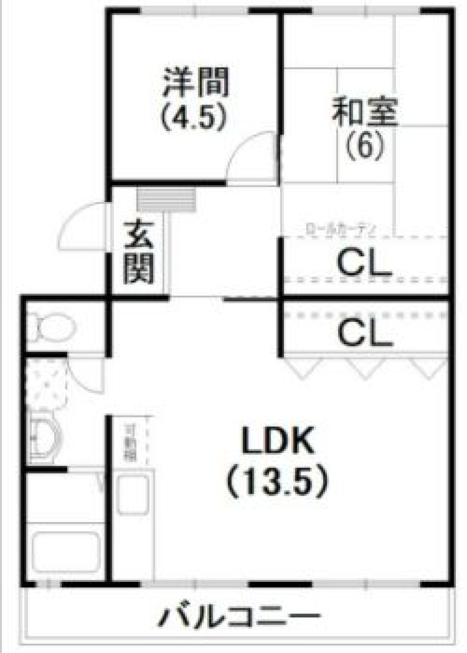 【リノベ物件】暮らしやすさ満点の間取り図