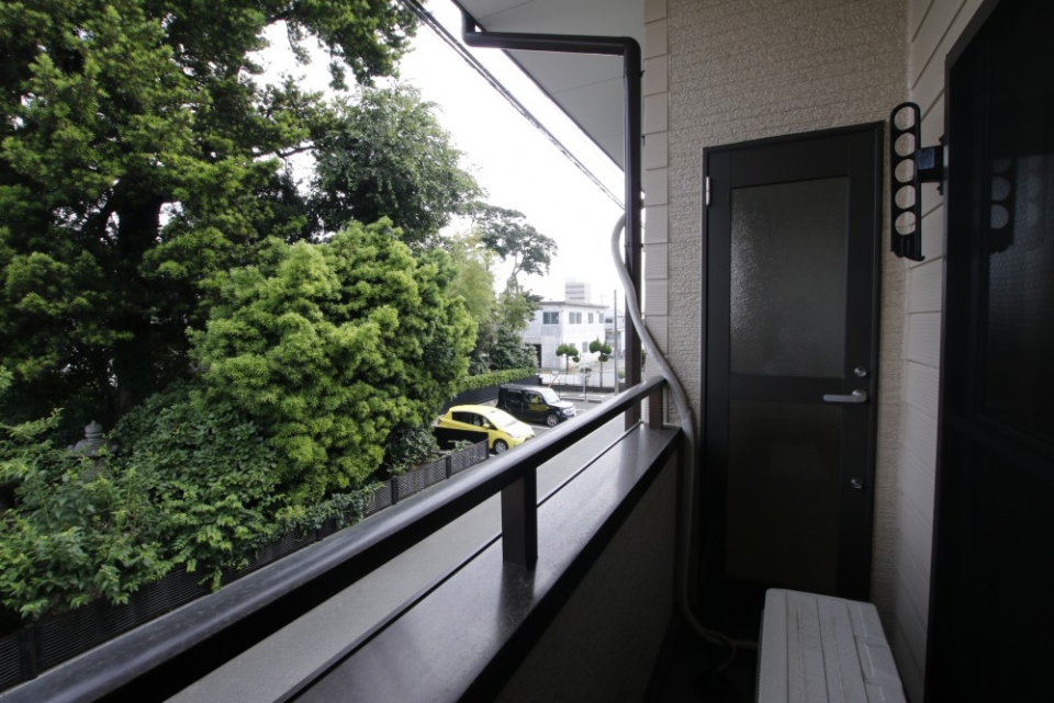 GREENな眺めのバルコニー