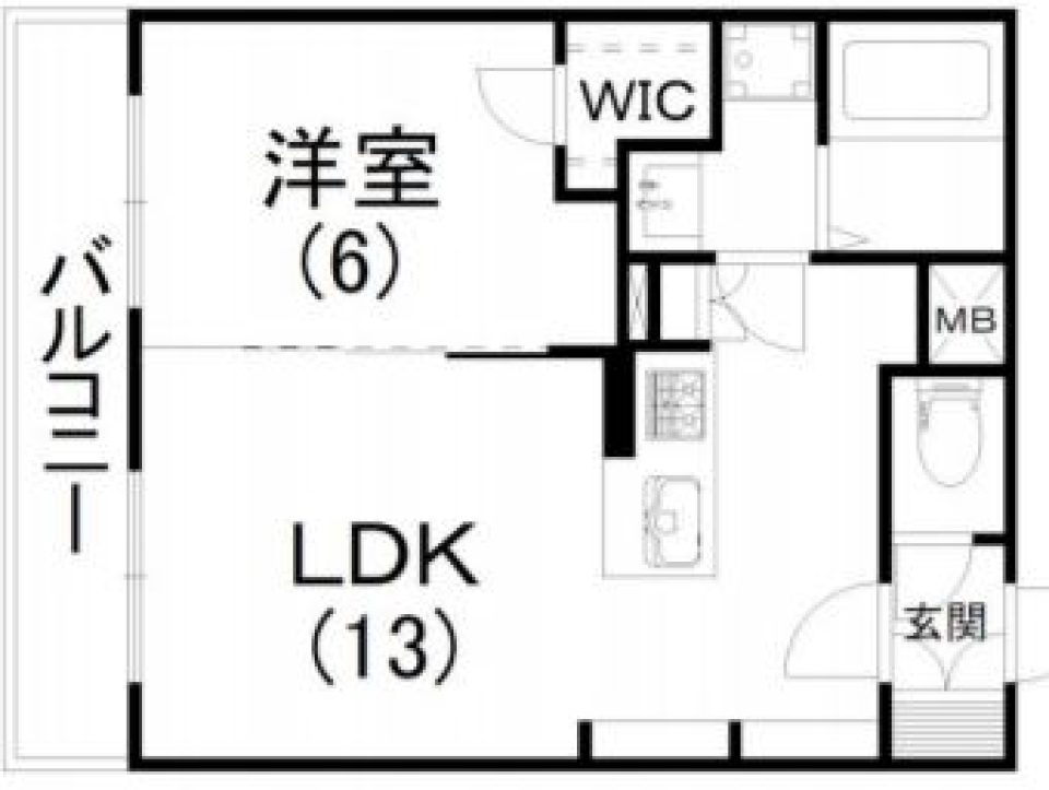 絶対洗濯物干すマンの間取り図