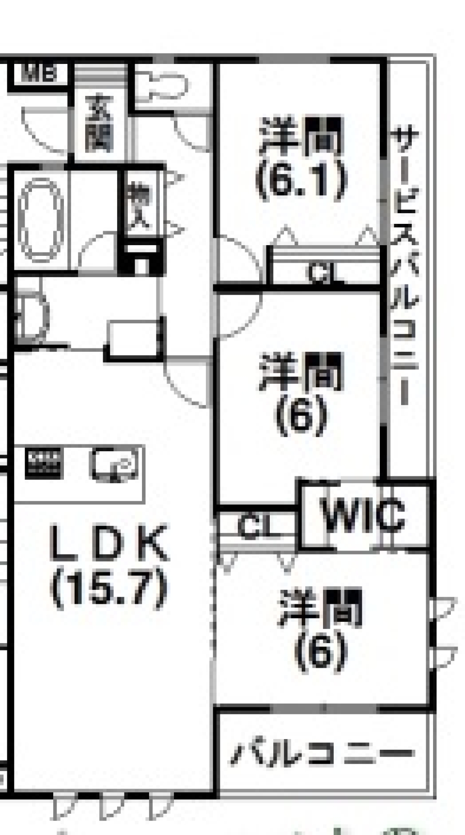 HIROSAWA　LIFEの間取り図