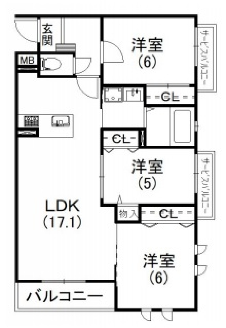 鹿谷町オアシスの間取り図
