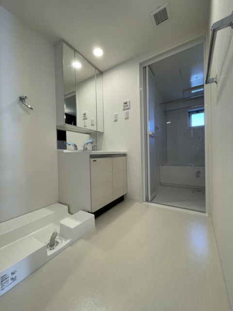 洗面脱衣場と洗濯機置場