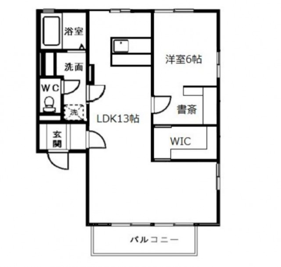 NY LIFE in iwataの間取り図