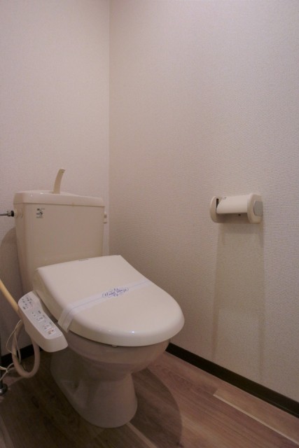 トイレの様子。シンプルイズザベスト