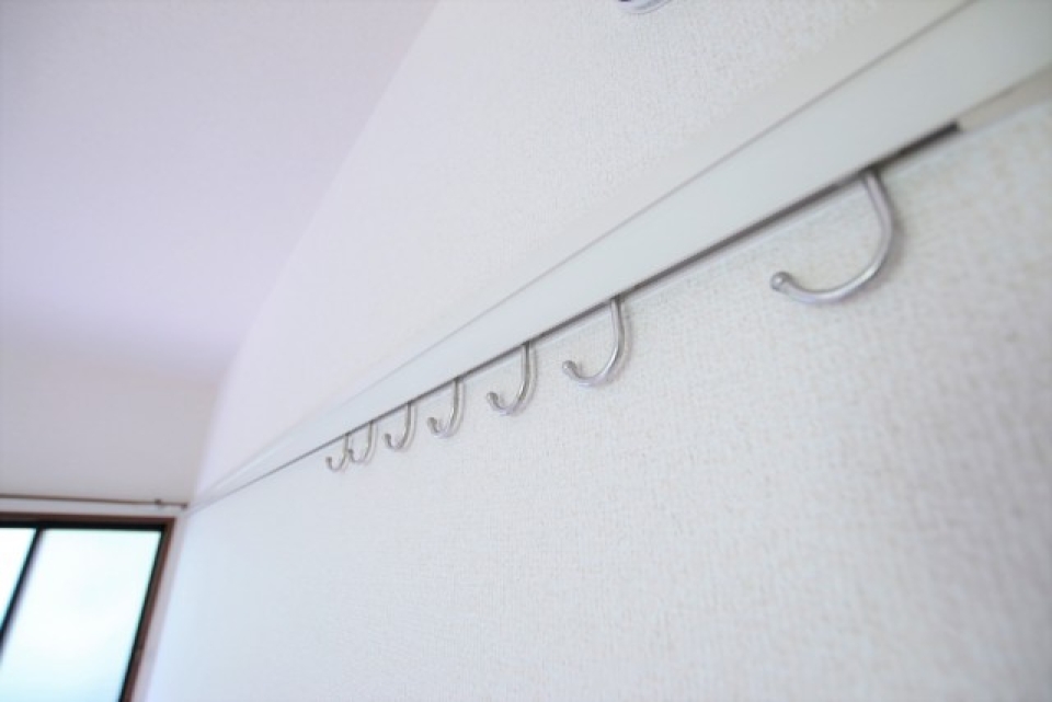 なにかと便利なフックが備えついています