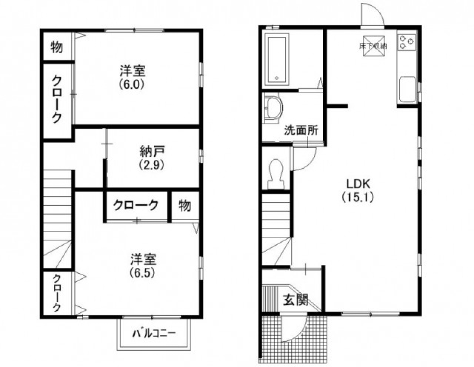 SUNNY HOUSEの間取り図