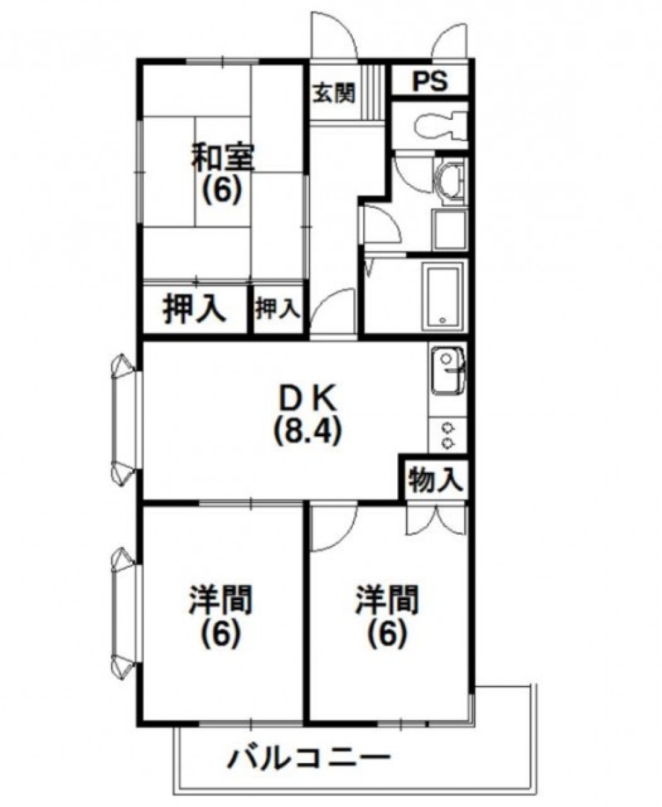 緑に囲まれた要塞の間取り図