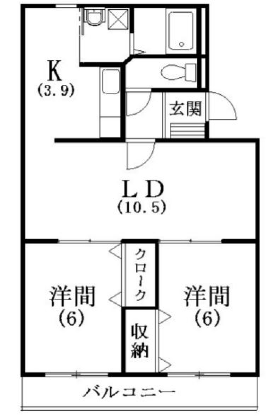 【ペット可】ワンニャンLIFEの間取り図