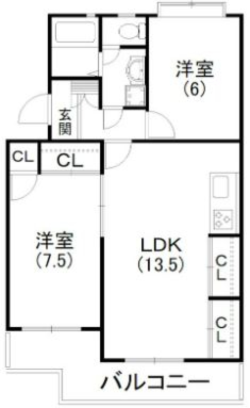収納上手になるお部屋の間取り図