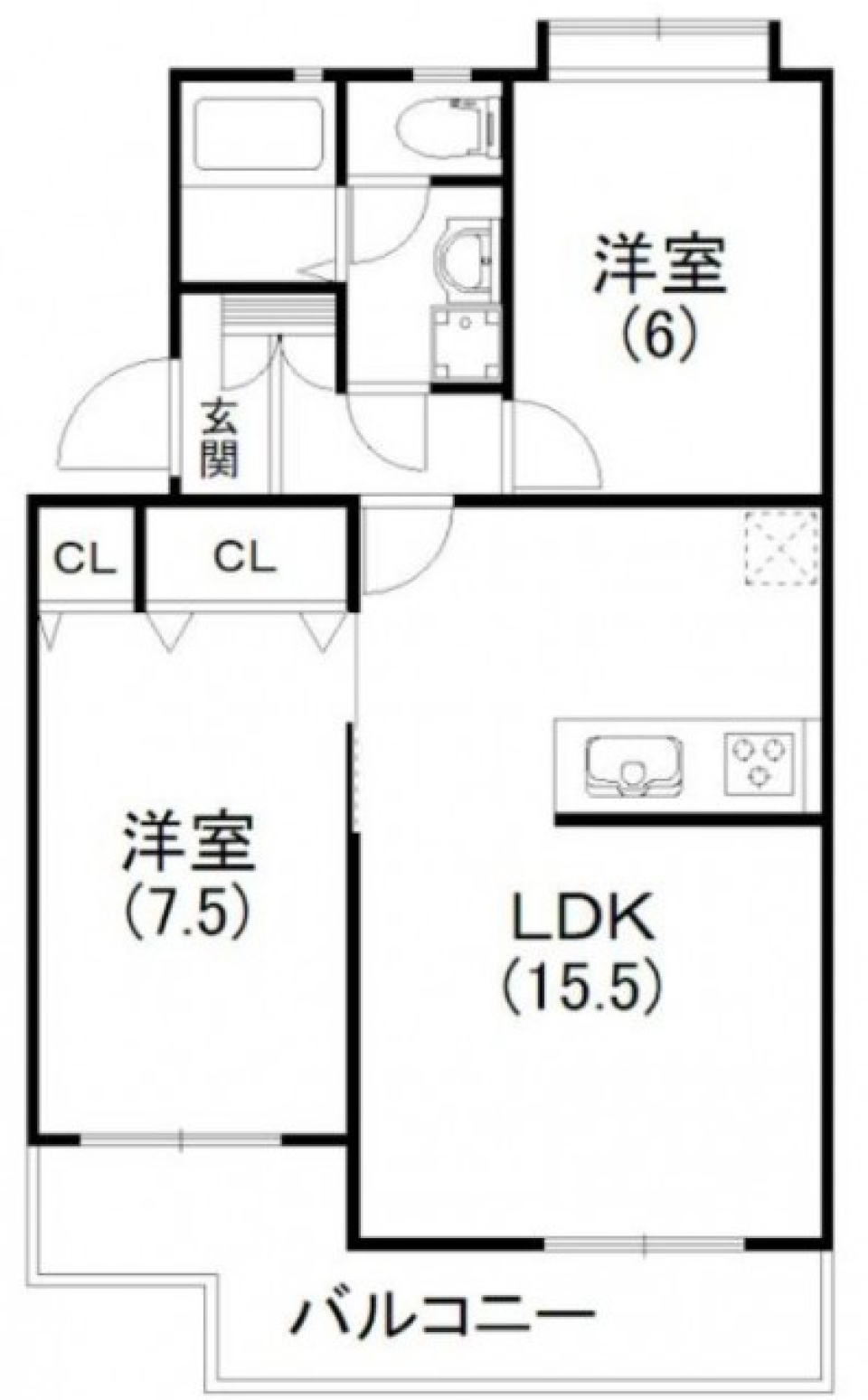 ゆったりリビングでまったり暮らすの間取り図