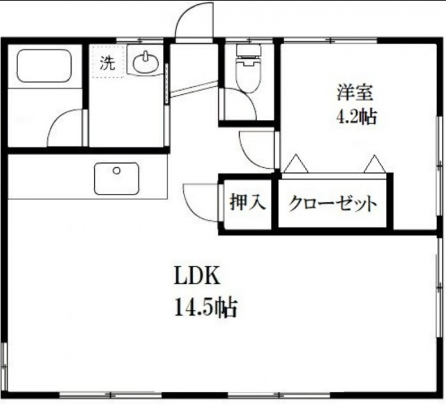 間取りは1LDK