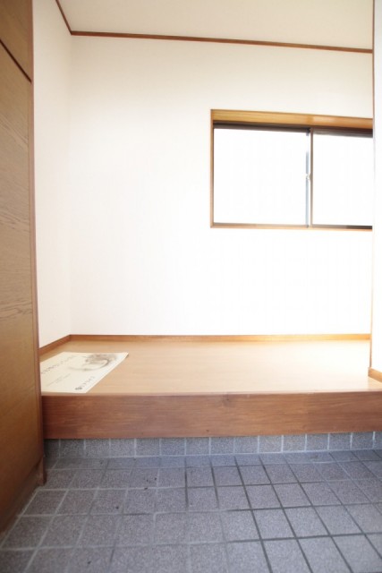 シンプルな玄関。