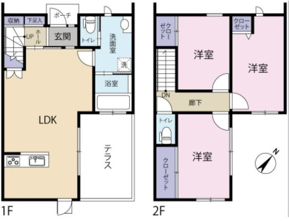 メルセデス純正充電器付きの家の間取り図