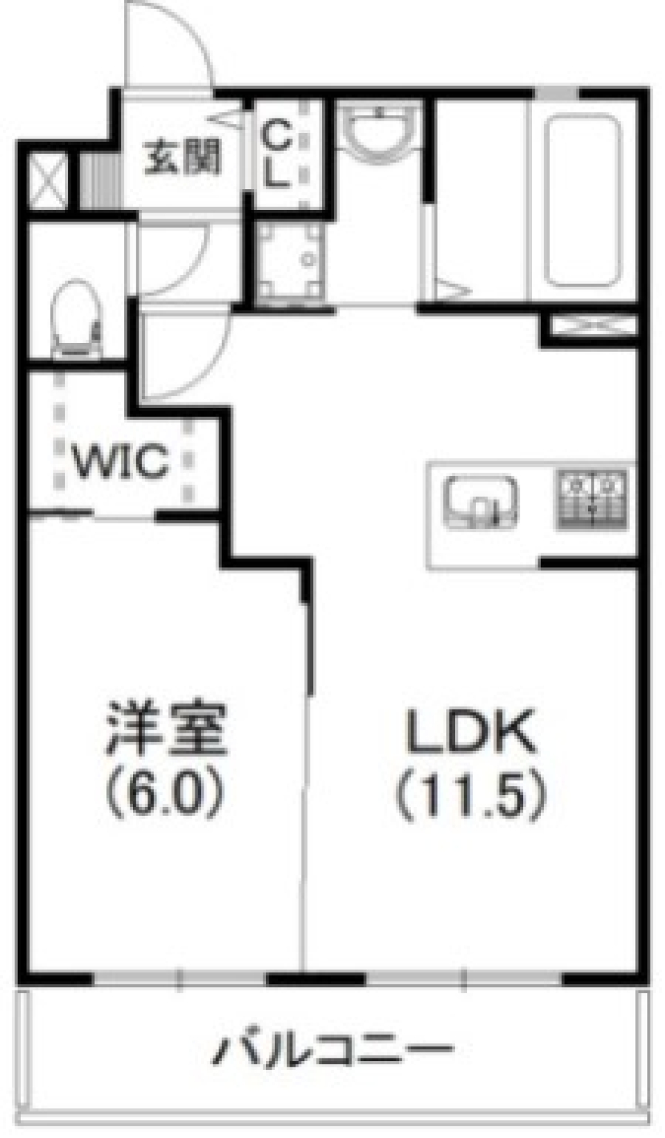 NEW LIFEをここからの間取り図