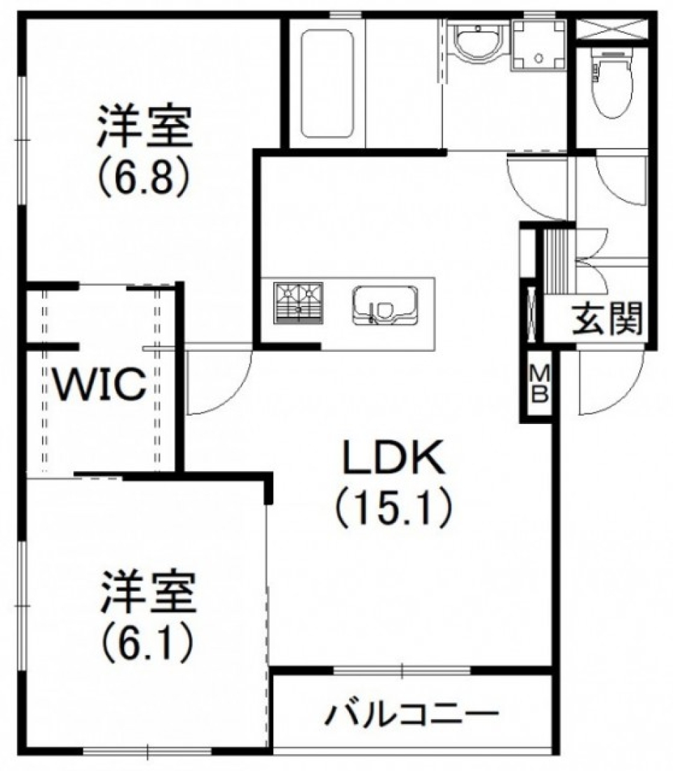 CRACK WALLの間取り図