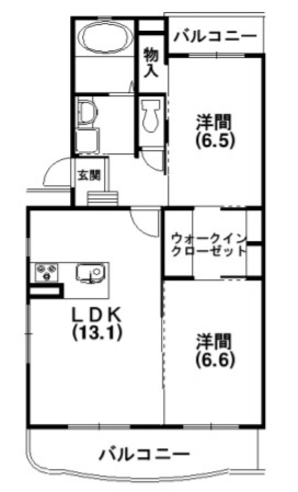 毎日通いたくなる『船の公園』はすぐそこ！の間取り図