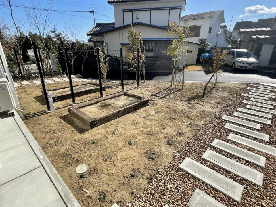 これが自慢の専用庭