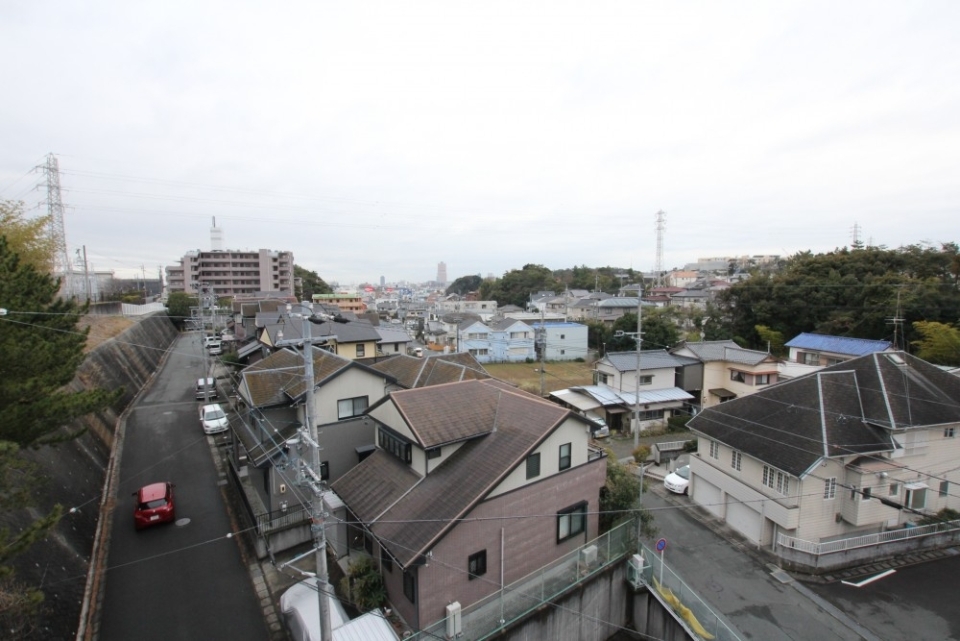 5階のお部屋なので眺望抜群です!!(この日は残念ながら雨でした…)
