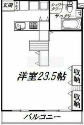 ペット可のビックワンルーム！